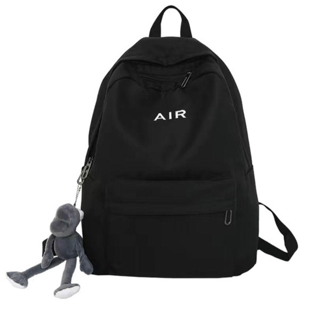 Black Book bag. Chic. Large capacity. Inspired by Bauhaus architecture .Backpack